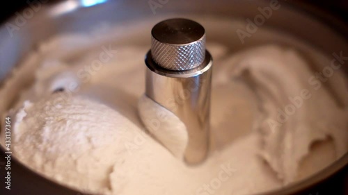 Making ice cream in slow motion
