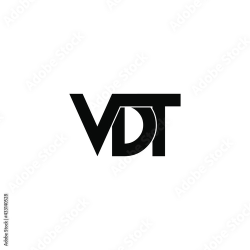 vdt letter original monogram logo design