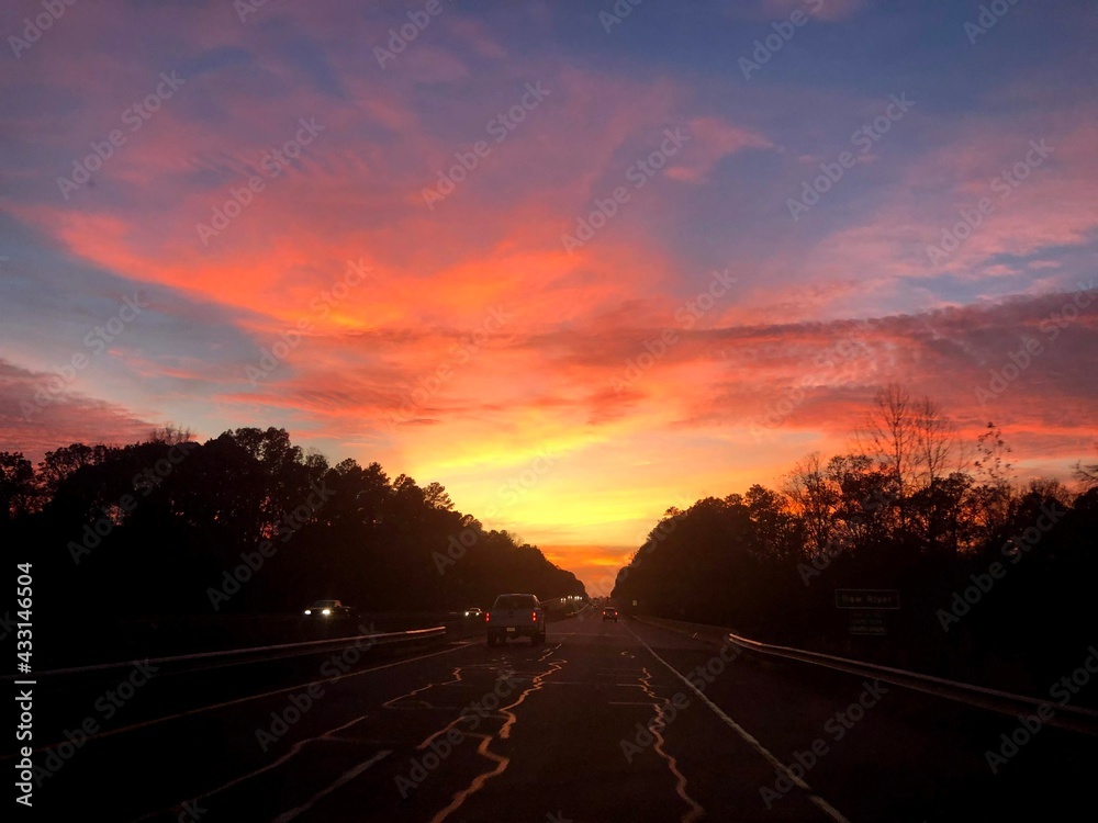 Highway Sunset