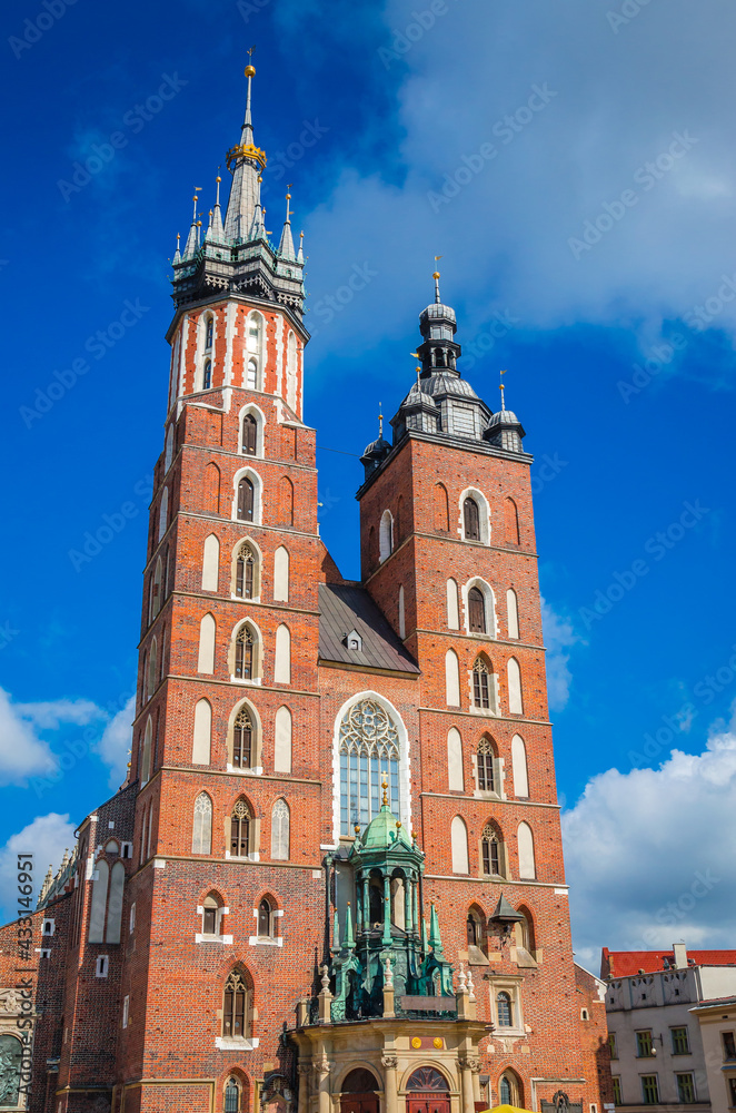 Basilica of Saint Mary in Krakow, Poland