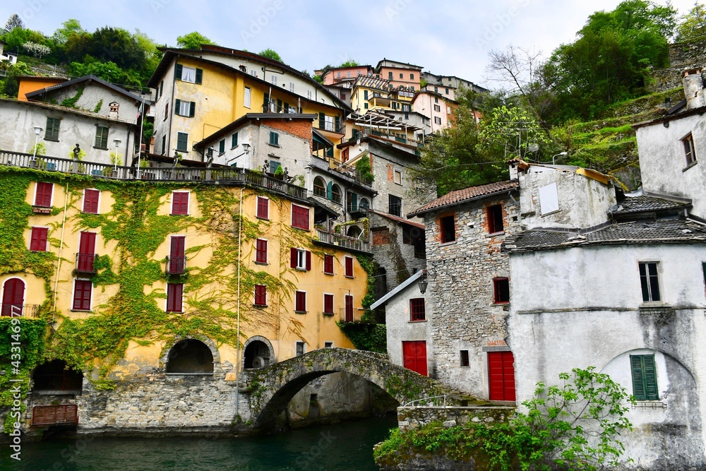 Old Italian Village on Lake Como
