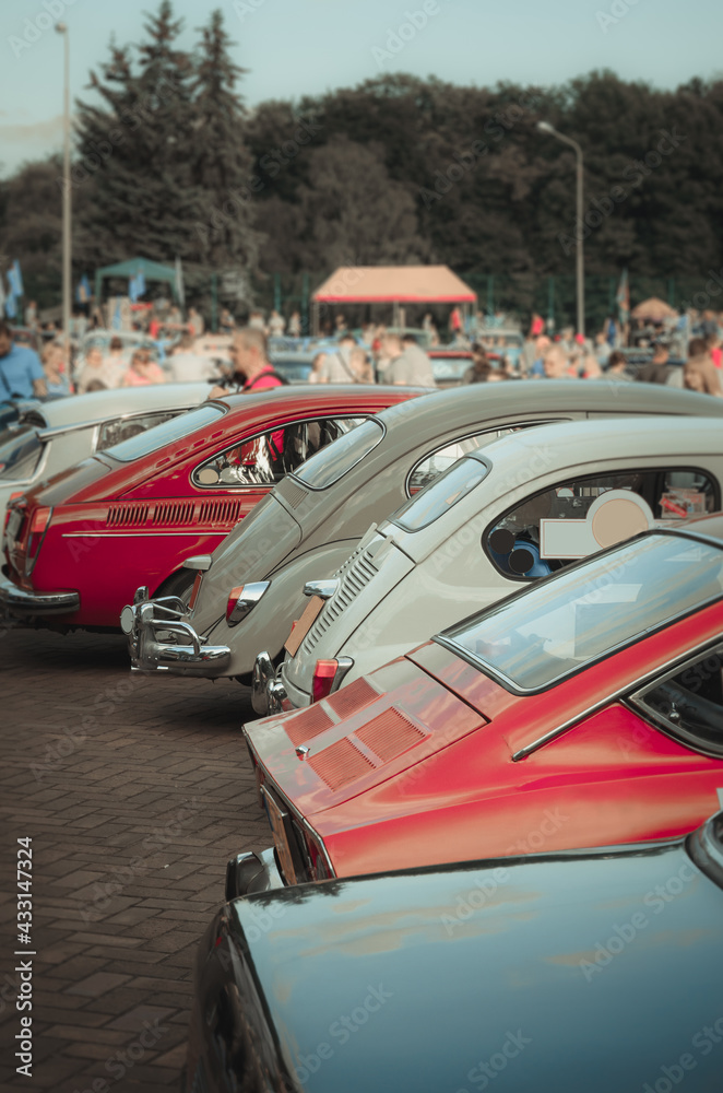 Naklejka premium Luxury old vintage retro car