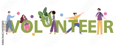 volunteer communities clean up trash in the park together