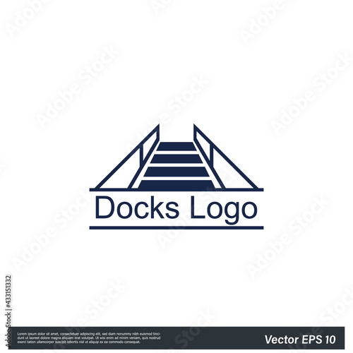 pier icon dock symbol 