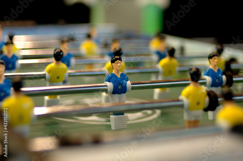 closeup shot of a table soccer  © NKM