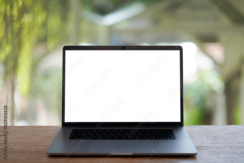 laptop on the table  for product display.	