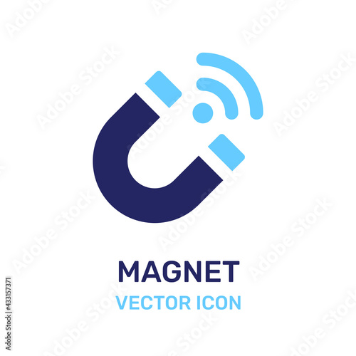 Magnet vector icon