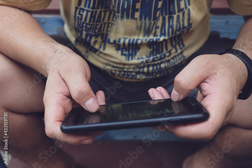 person using laptop
