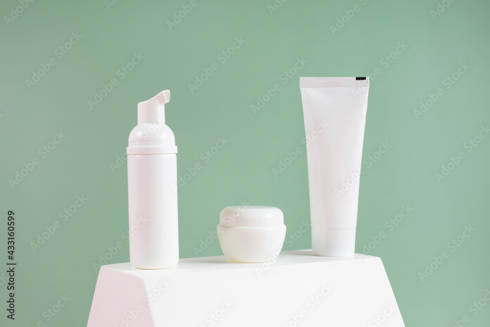 Set of cosmetic product for skin care face, body. Set of cosmetic product for skin care face, body.