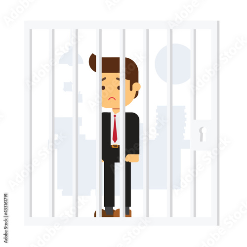 Business man in prison