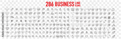 business contacts icons set vector
