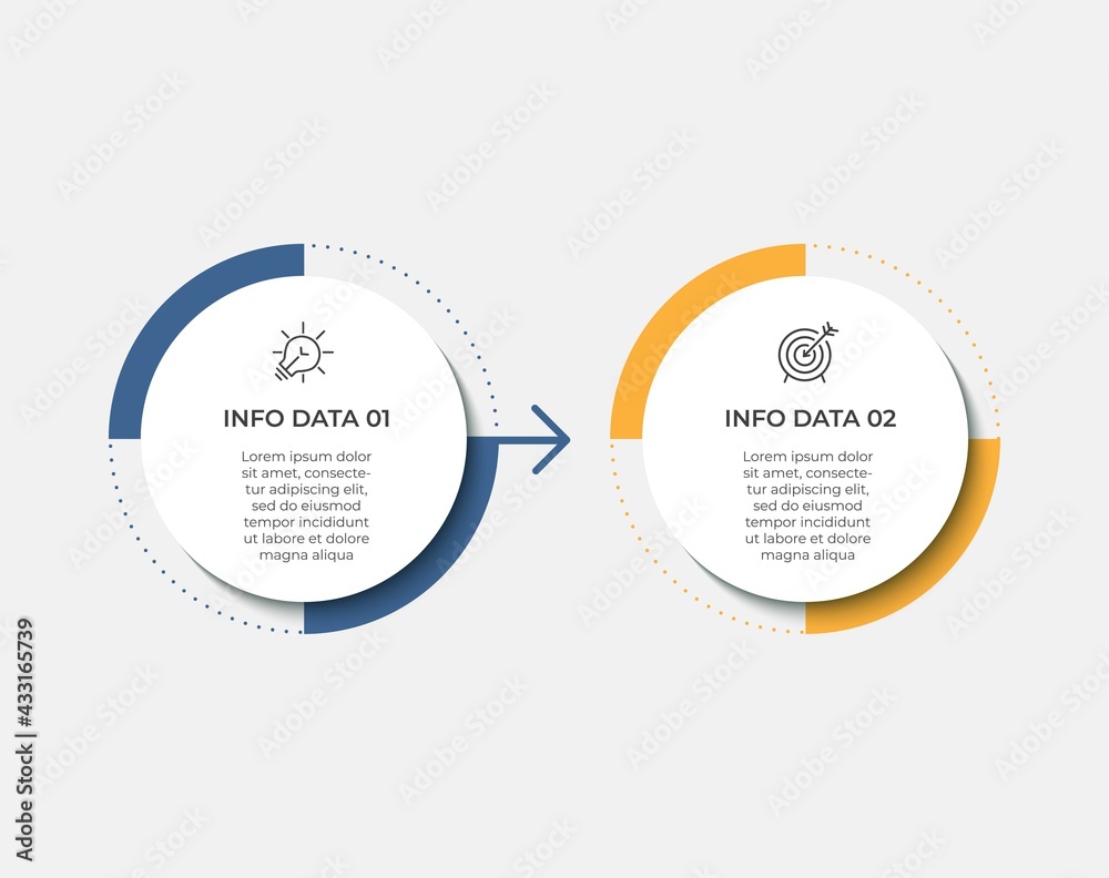 Vector infographic template with icons and 2 options or steps. Infographics for business concept. Can be used for presentations banner, workflow layout, process diagram, flow chart, info graph. Vector infographic template with icons and 2 options or steps. Infographics for business concept. Can be used for presentations banner, workflow layout, process diagram, flow chart, info graph.