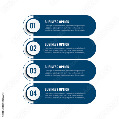 Business data visualization. timeline infographic icons designed for abstract background template. vector banner can be used for workflow layout, diagram,presentation, education or any number option.
