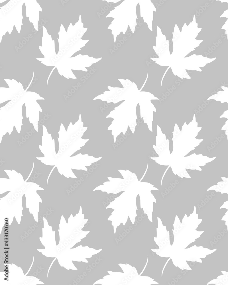Pattern of autumn maple leaves. Seamless image. A natural illustration. Design of wallpaper, fabrics, textiles, packaging, posters, postcards. Pattern of autumn maple leaves. Seamless image. A natural illustration. Design of wallpaper, fabrics, textiles, packaging, posters, postcards.