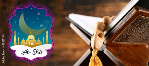 Greeting card for Eid al-Fi...