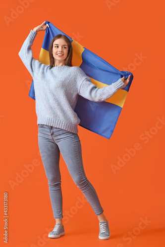 Beautiful young woman with ...