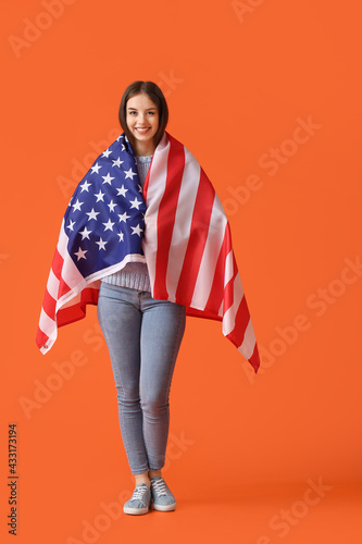 Beautiful young woman with ...