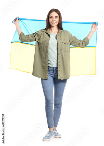 Beautiful young woman with ...