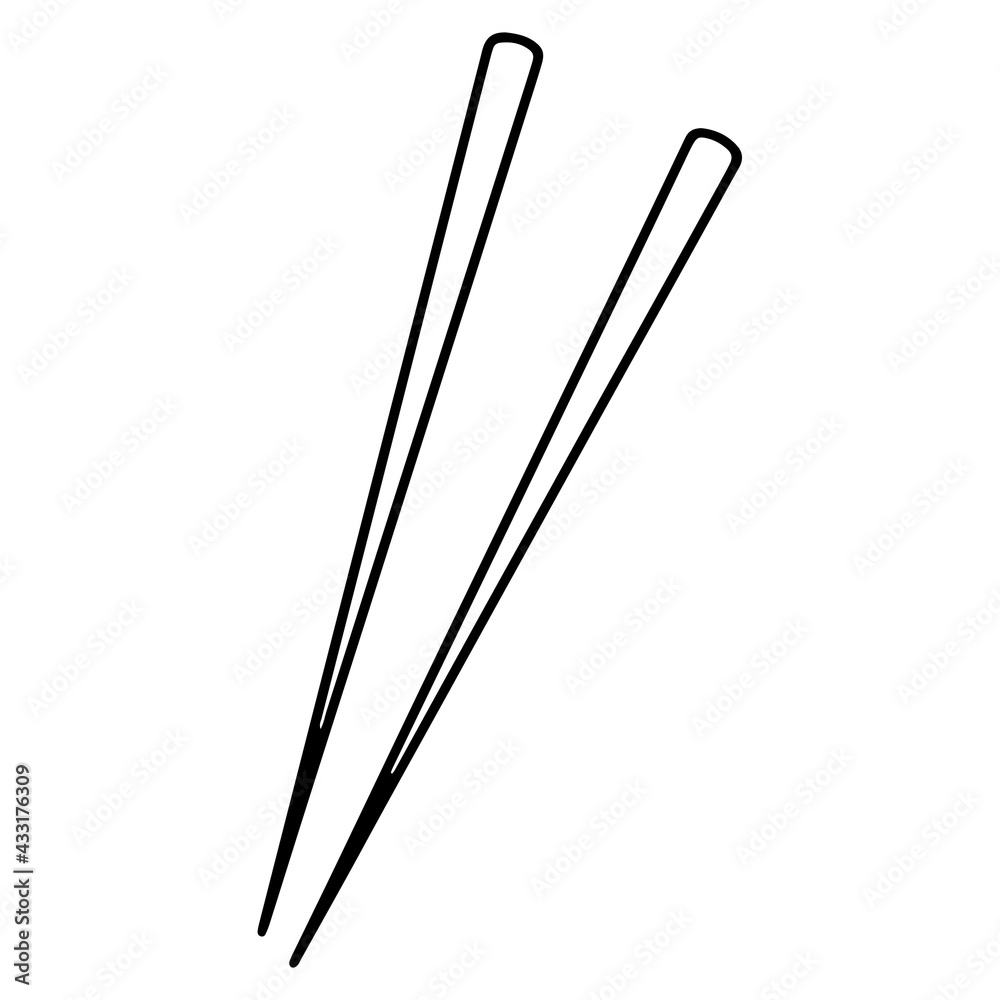 Clip-art shelves asian food isolate on white background. Doodle outline digital illustration. Print for menus, cafes, stickers, restaurants, stationery, packaging Clip-art shelves asian food isolate on white background. Doodle outline digital illustration. Print for menus, cafes, stickers, restaurants, stationery, packaging