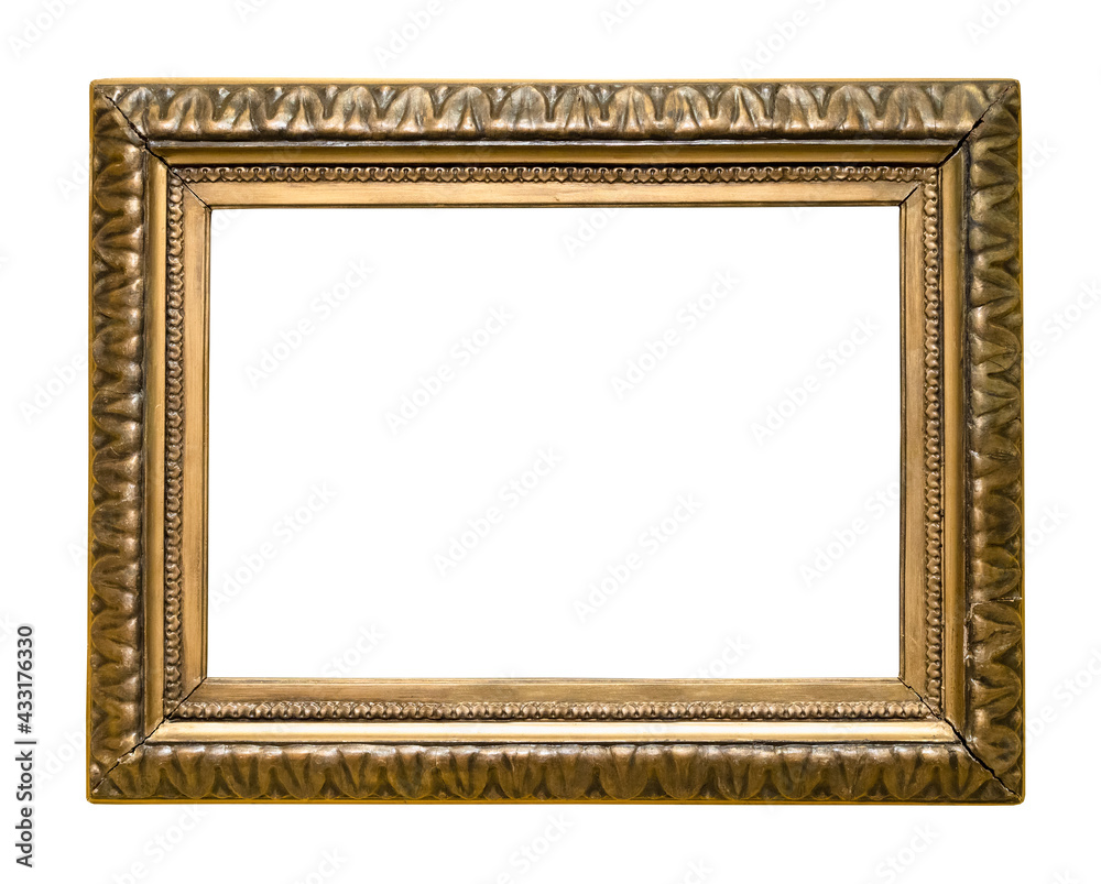 wide carved gilted wooden picture frame cutout wide carved gilted wooden picture frame cutout