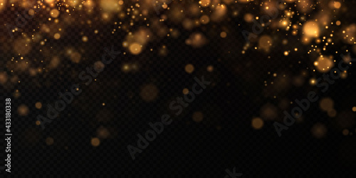 Glittering particles of fairy dust. Magic concept. Abstract festive background. Christmas background. Space background. © Виктория Проскурина