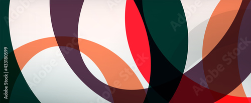 Ring geometric shapes, o letter repetition wallpaper. Abstract background for business or technology presentations, internet posters or web brochure covers