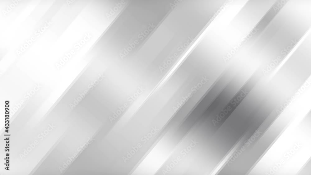 Grey silver metallic stripes. Geometric tech abstract motion background. Seamless looping. Video animation Ultra HD 4K 3840x2160

