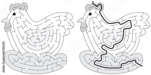 Chicken maze