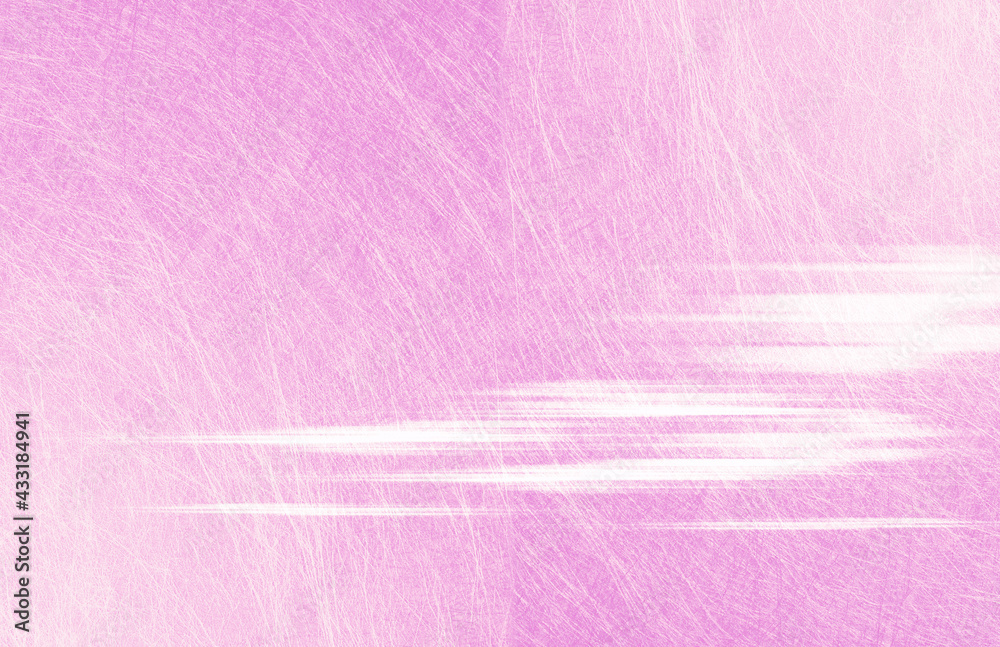 ピンクの和紙と光の筋　背景素材（アブストラクト）

