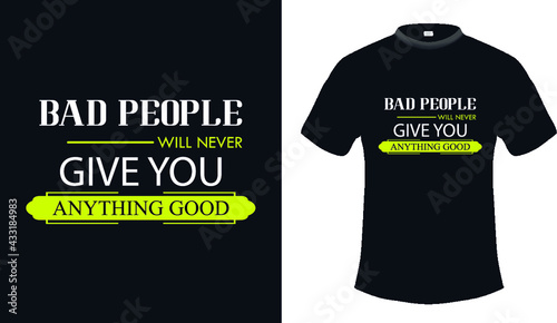 text-based t-shirt design