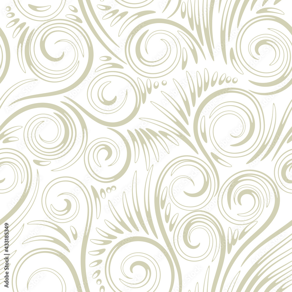 light and rich seamless vector pattern with twisted elements. Elegant ornament that can be used on any surface
light and rich seamless vector pattern with twisted elements. Elegant ornament that can be used on any surface