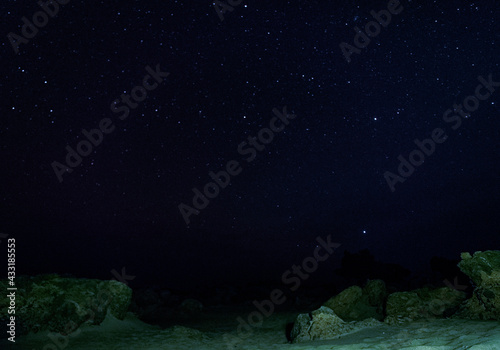 Greece Crete island Kedrodasos Beach stars