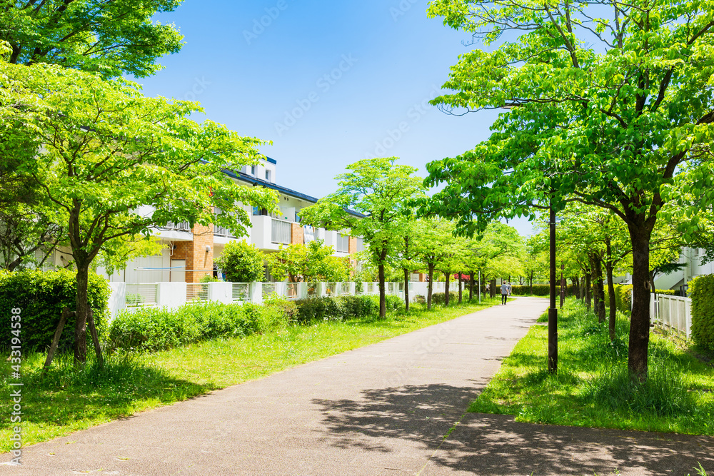 閑静な住宅街