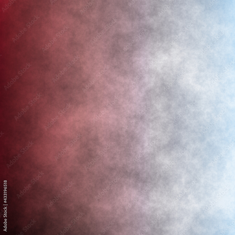 Gradient color blue and red paper. Sky and cloud background.