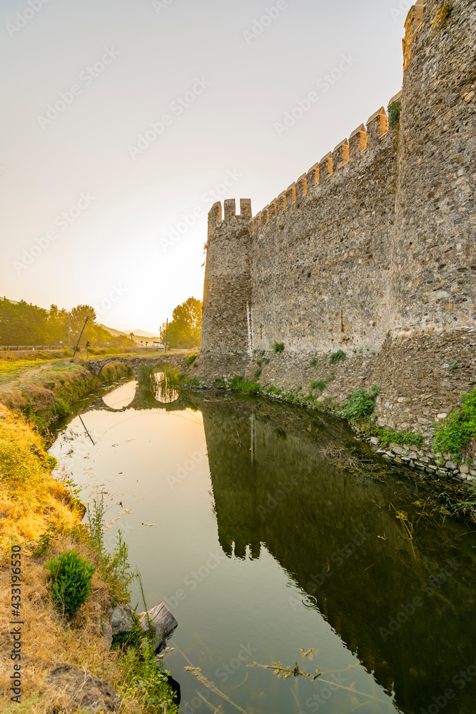 Obraz premium Mamure Castle view in Anamur Town
