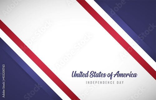 Free Download Happy Independence day of United States of America with Creative USA national country flag greeting background - GFXLoad