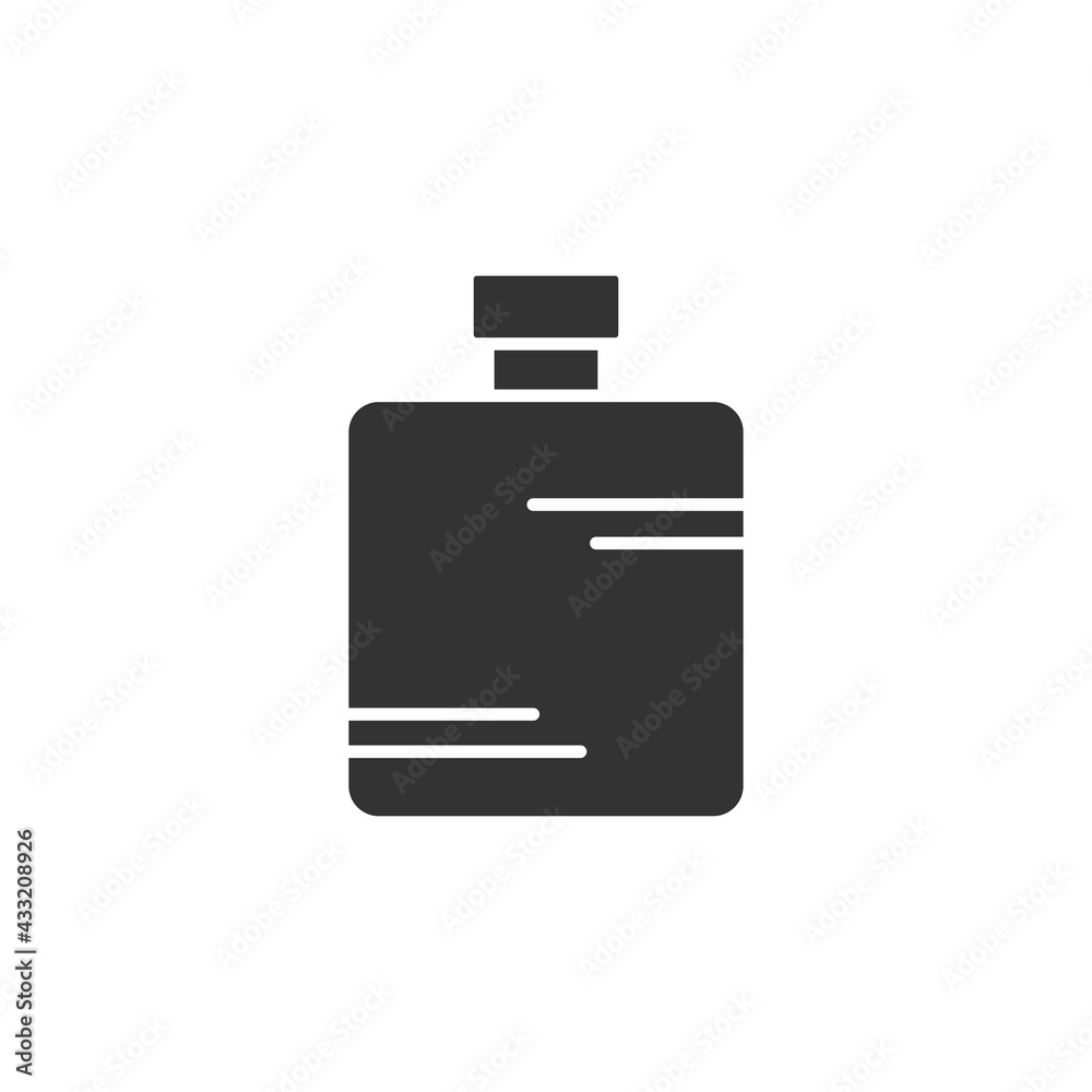 Whiskey bottle icon isolated on white background. Alcohol drink symbol modern, simple, vector, icon for website design, mobile app, ui. Vector Illustration Whiskey bottle icon isolated on white background. Alcohol drink symbol modern, simple, vector, icon for website design, mobile app, ui. Vector Illustration