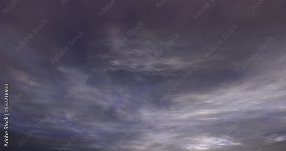 abstract dark gray sky and dark clouds shining starry surface aerial texture fog gray on sky.