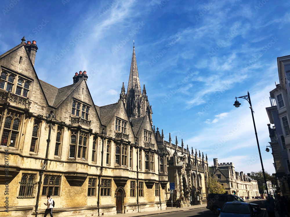 The old architecture in Oxford