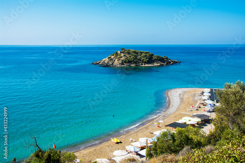 Fototapeta Naklejka Na Ścianę i Meble -  Nagidos Island and Nagidos Ancient City in Bozyazi