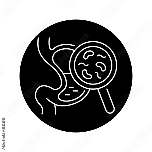 Dysbiosis olor line icon. Pictogram for web page, mobile app, promo.