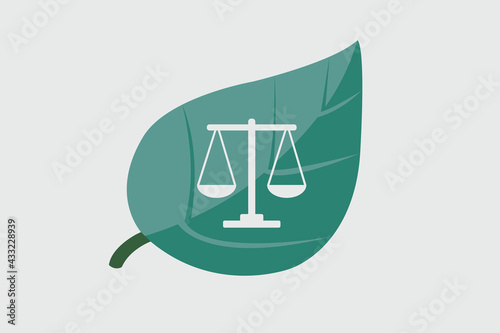 Vector Illustration Icon for environmental justice