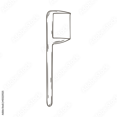 Vector icon in hand draw style. Image isolated on white background