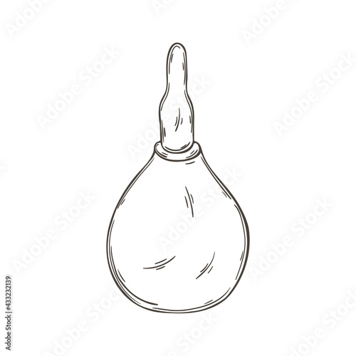 Vector icon in hand draw style. Image isolated on white background