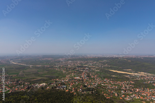 Panoramic view from Avala Tower near Belgrade, Serbia © ArtmediaworX