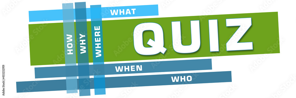 Quiz Word Cloud Stripes Green Blue Quiz Word Cloud Stripes Green Blue