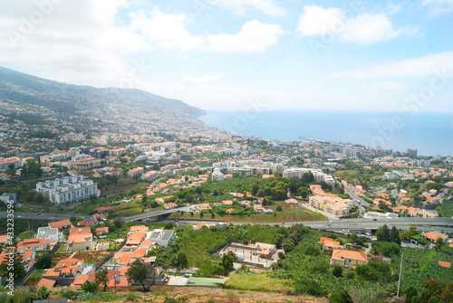 sustainable green city, travel destination funchal city in madeira island Portugal