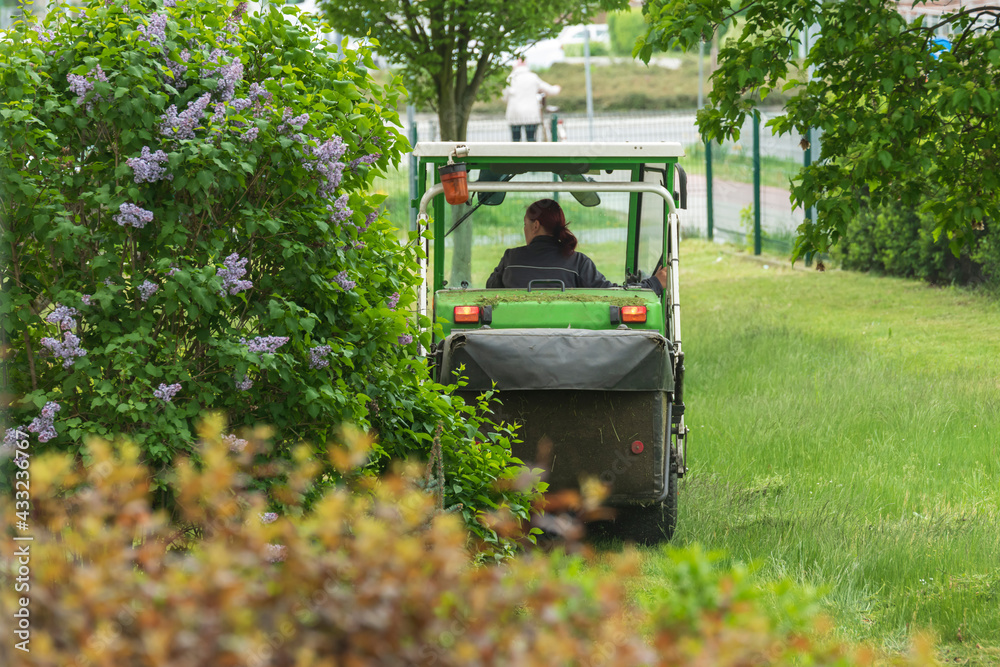 Im Frühling wird wieder viel Rasen gemäht