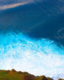 Aerial view ocean sea background