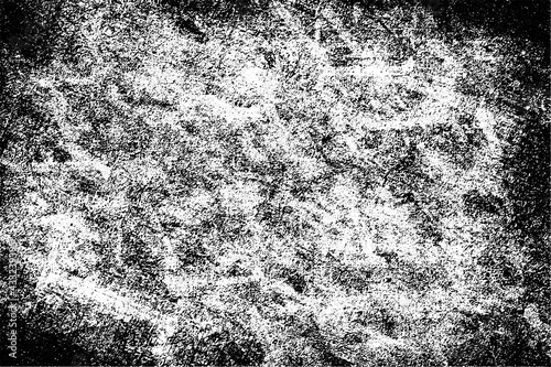 Dirty grunge background. The monochrome texture is old. Vintage worn pattern. The surface is covered with scratches